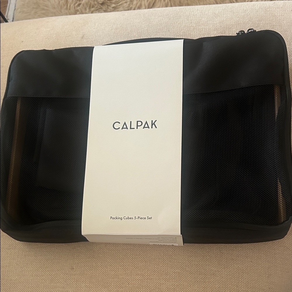 Calpak Black Packing Cube Set